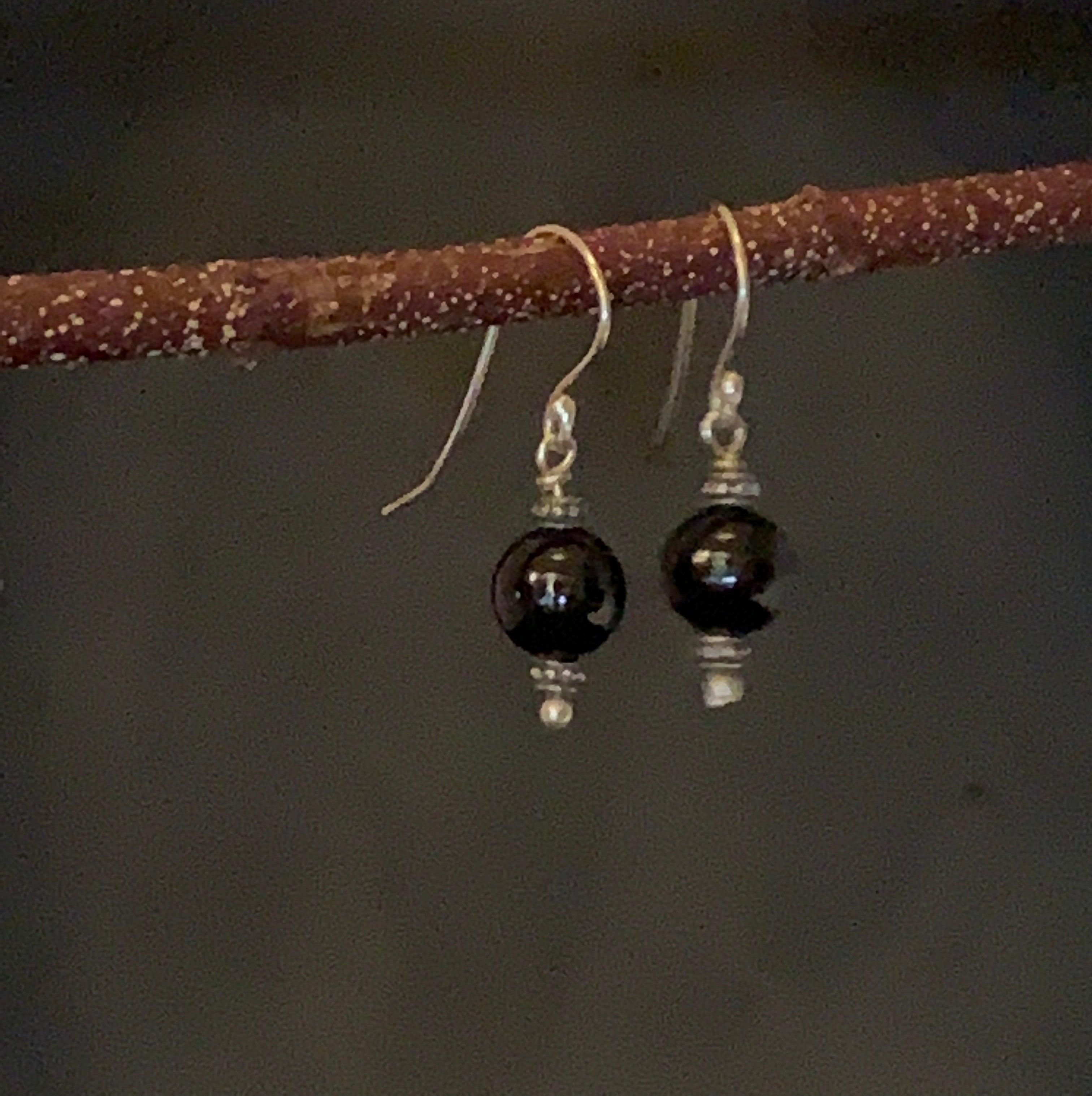 Gemstone Earrings by Kosas - Silver (Beads , raw stone)