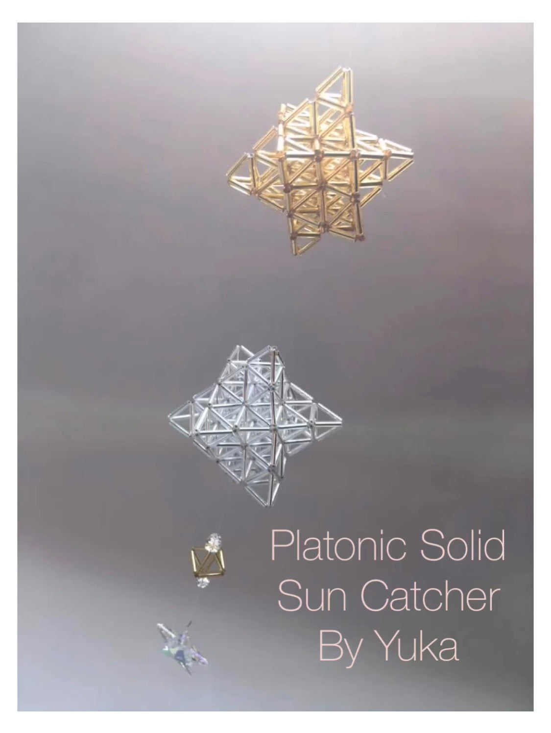 Platonic Solid Sun Catcher & Jewelry