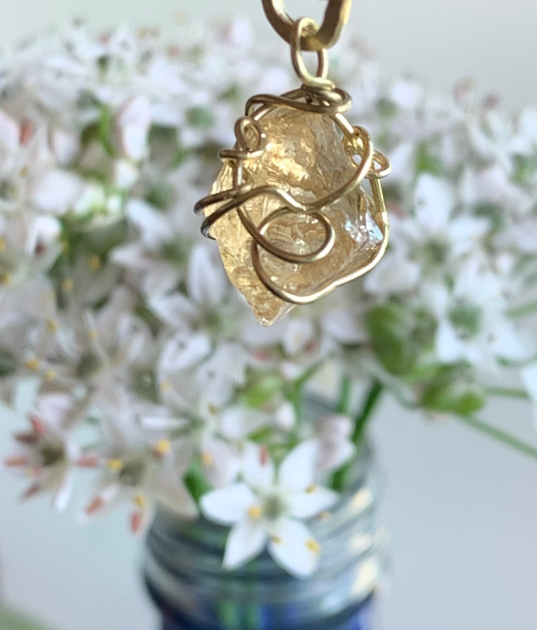 Gemstone Pendant by Kosas - 18K Gold (Abundance)