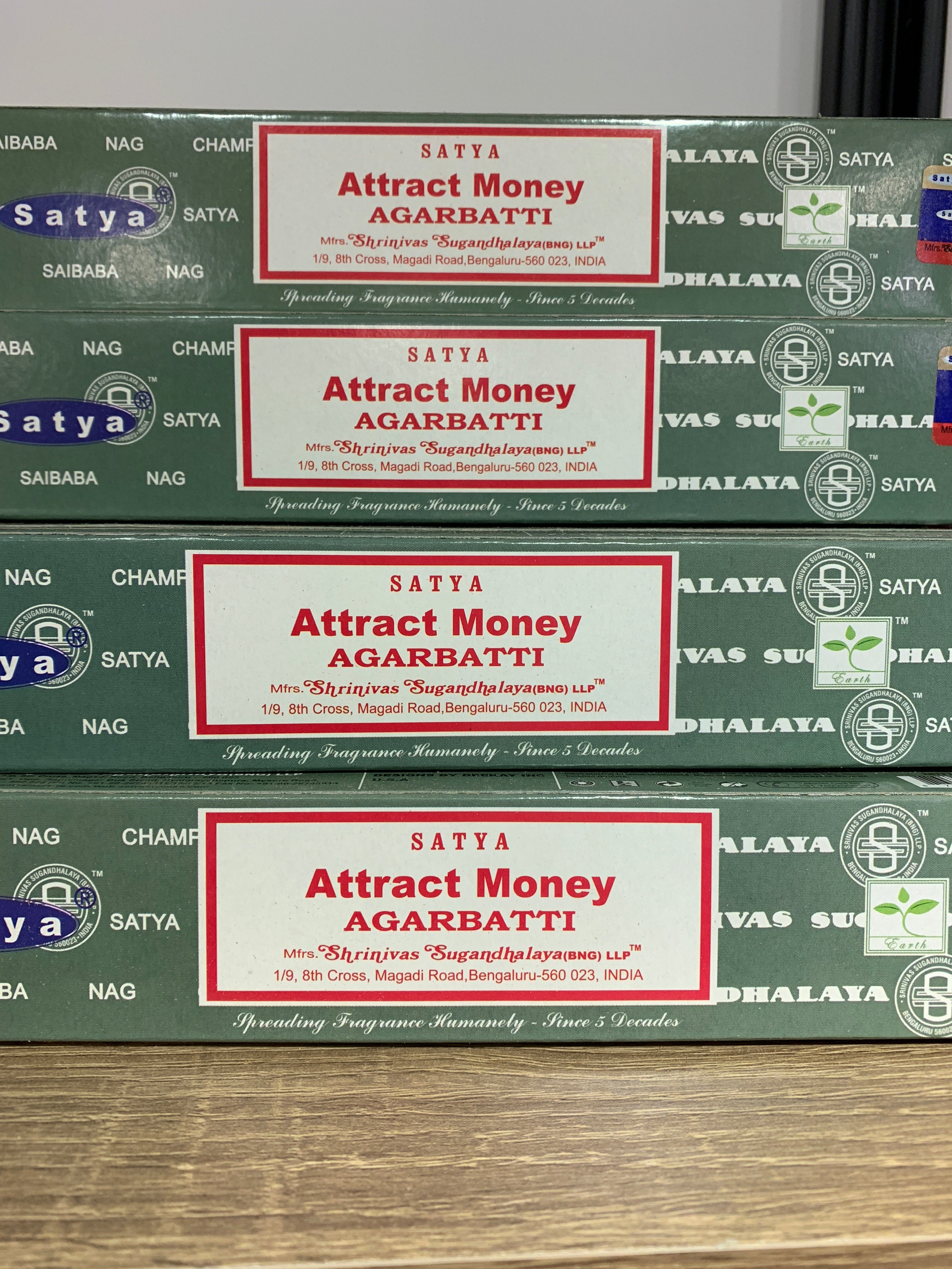 Satya Attract Money Incense 15g Pack