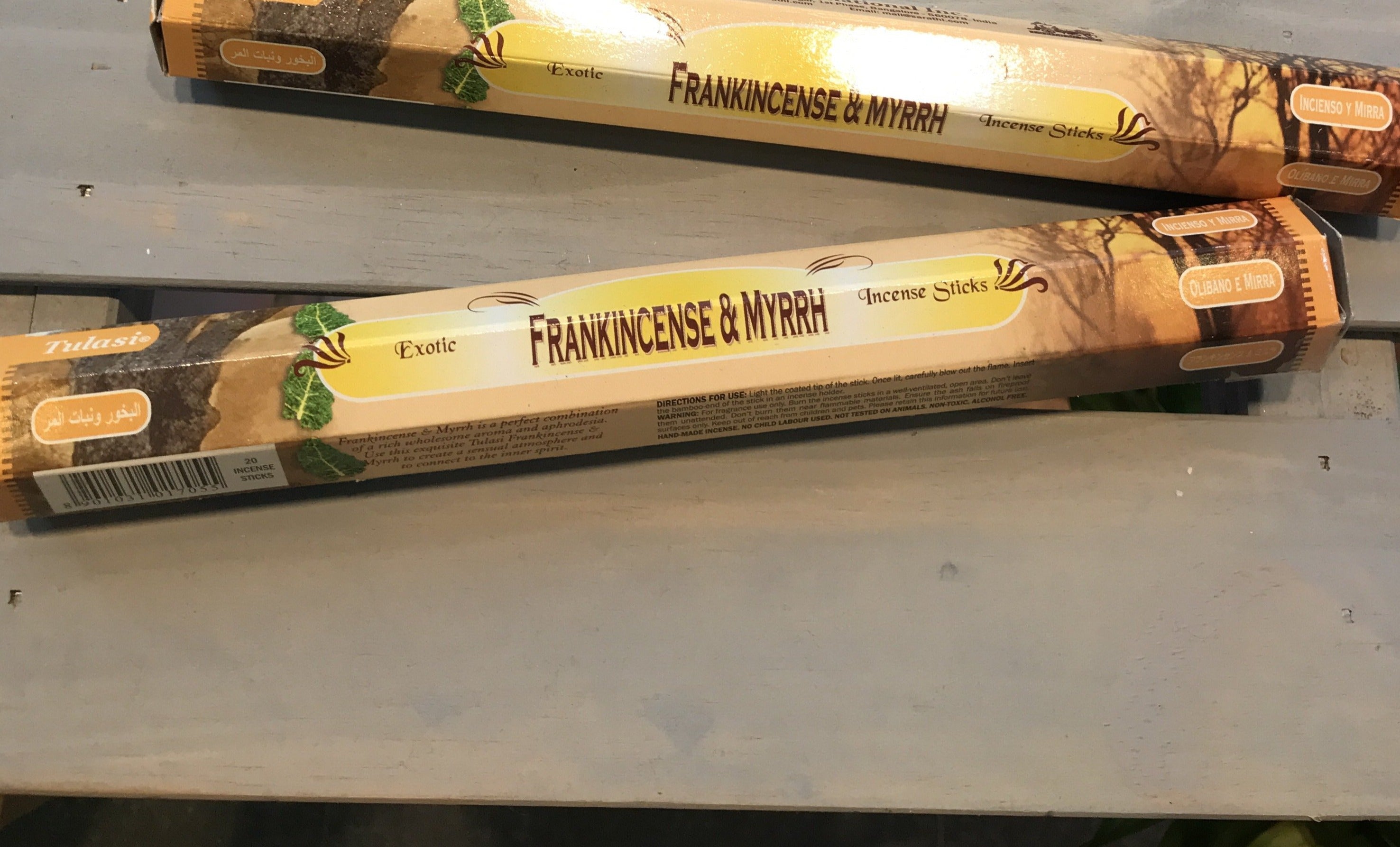Tulasi Frankincense & Myrrh (8/20 sticks)